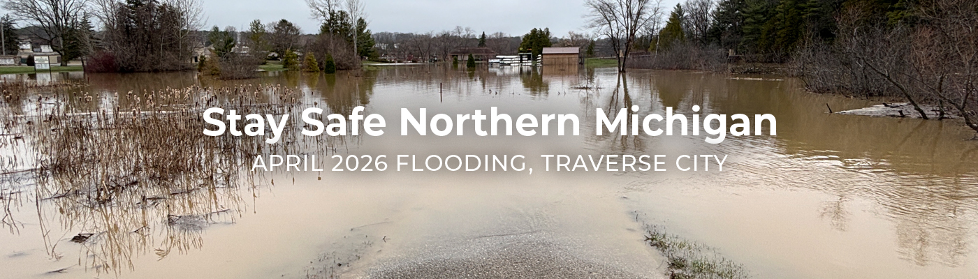 Flooding in Traverse City, MI.