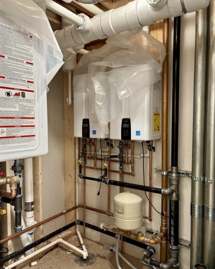 Tankless Water Heaters Traverse City MI installation by Team Bob's